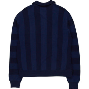 YMC Navy Stripe Cardigan
