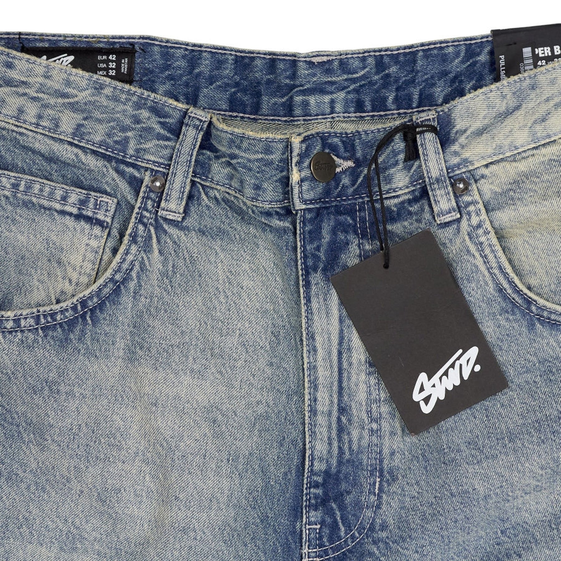 Sovix Blue Denim Super Baggy Shorts