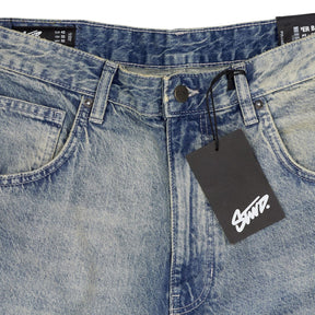 Sovix Blue Denim Super Baggy Shorts