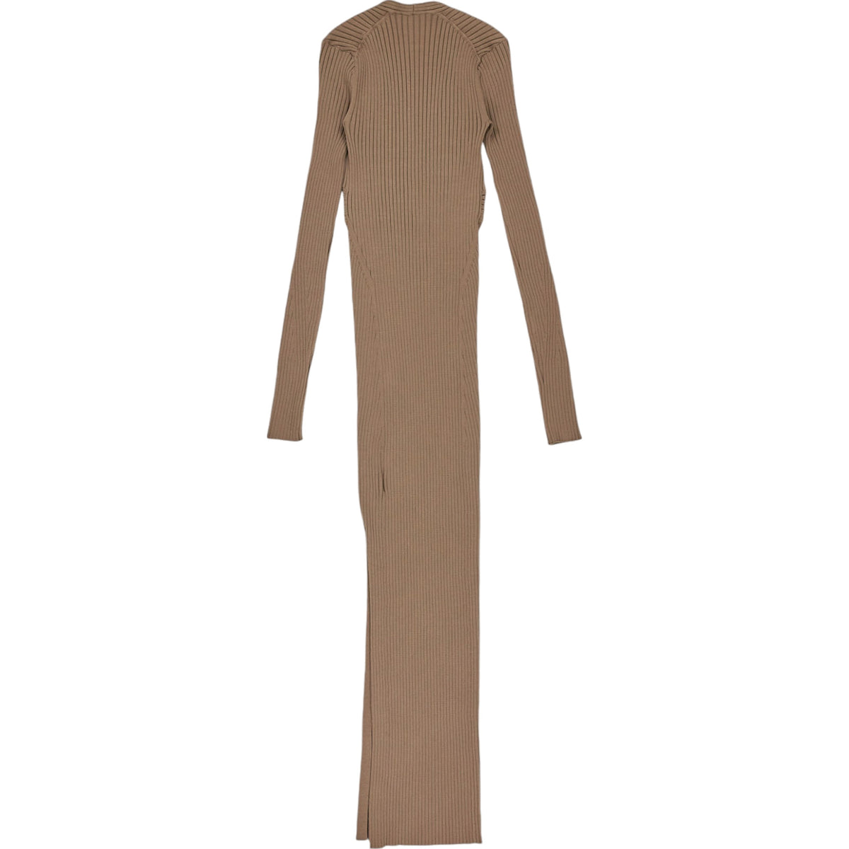 Calvin Klein Brown Ribbed Dress