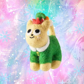 Buddy Cat Hanging Felt Ornament