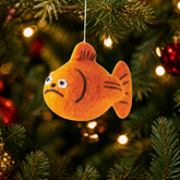 Goldfish Hanging Felt Ornament