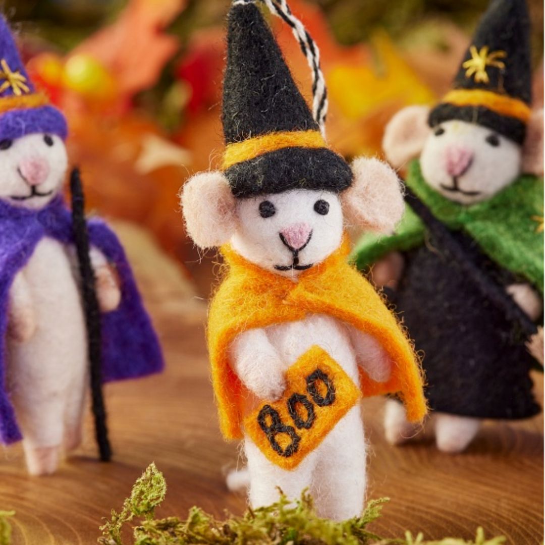 Felt Halloween Mice Decoration