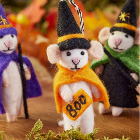 Felt Halloween Mice Decoration