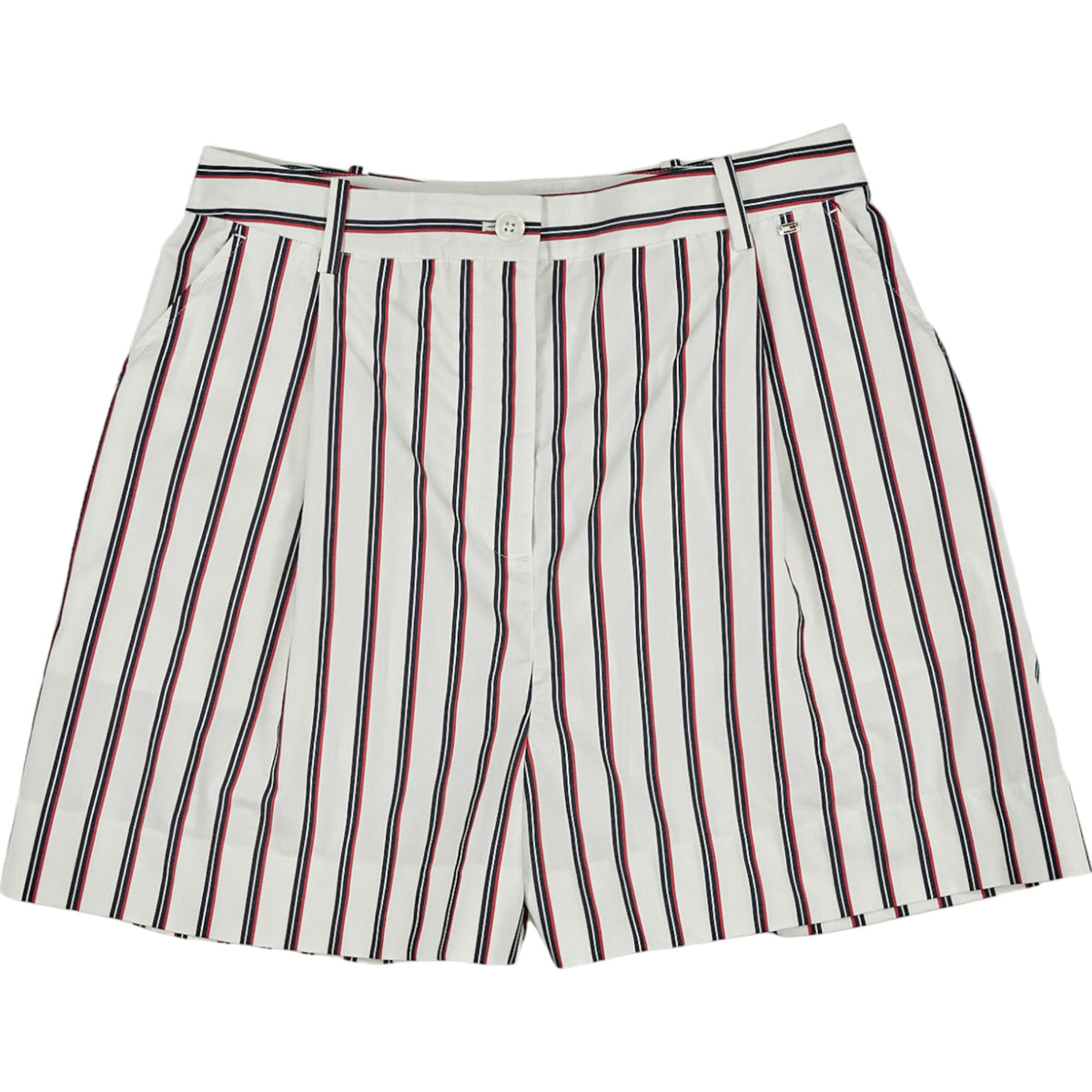 Tommy Hilfiger White Prep Stripe Shorts