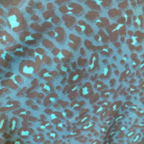 Hush Blue Leopard Print Mini Dress