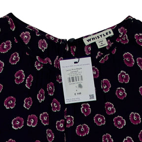 Whistles Purple Lennox Print Jumpsuit