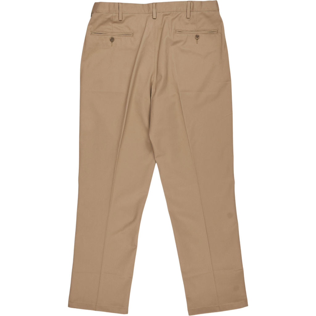 Lands' End Beige Cotton Chinos Trousers