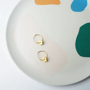 Minima Gold Hoop Earring