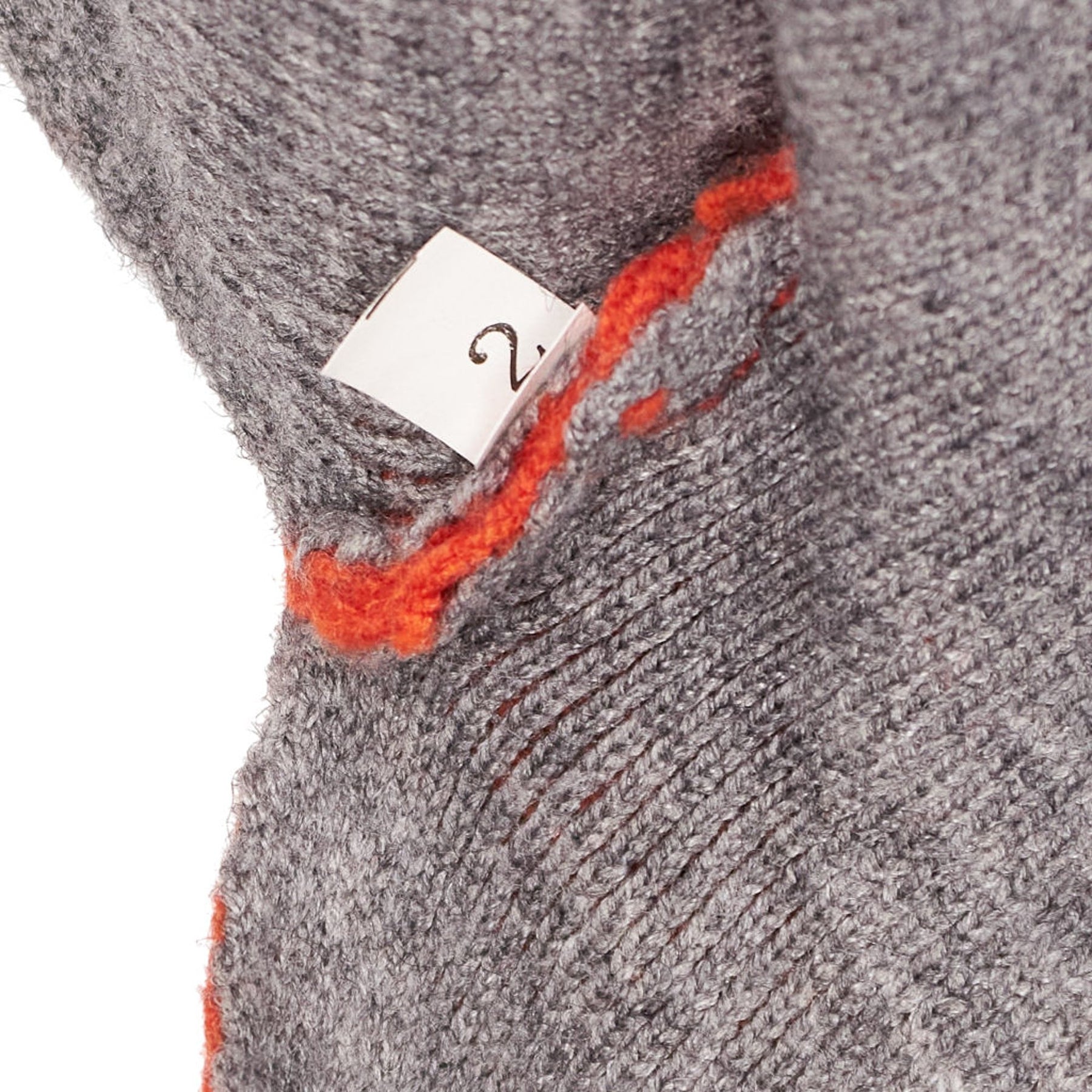 Orange Fringed Open Cardigan