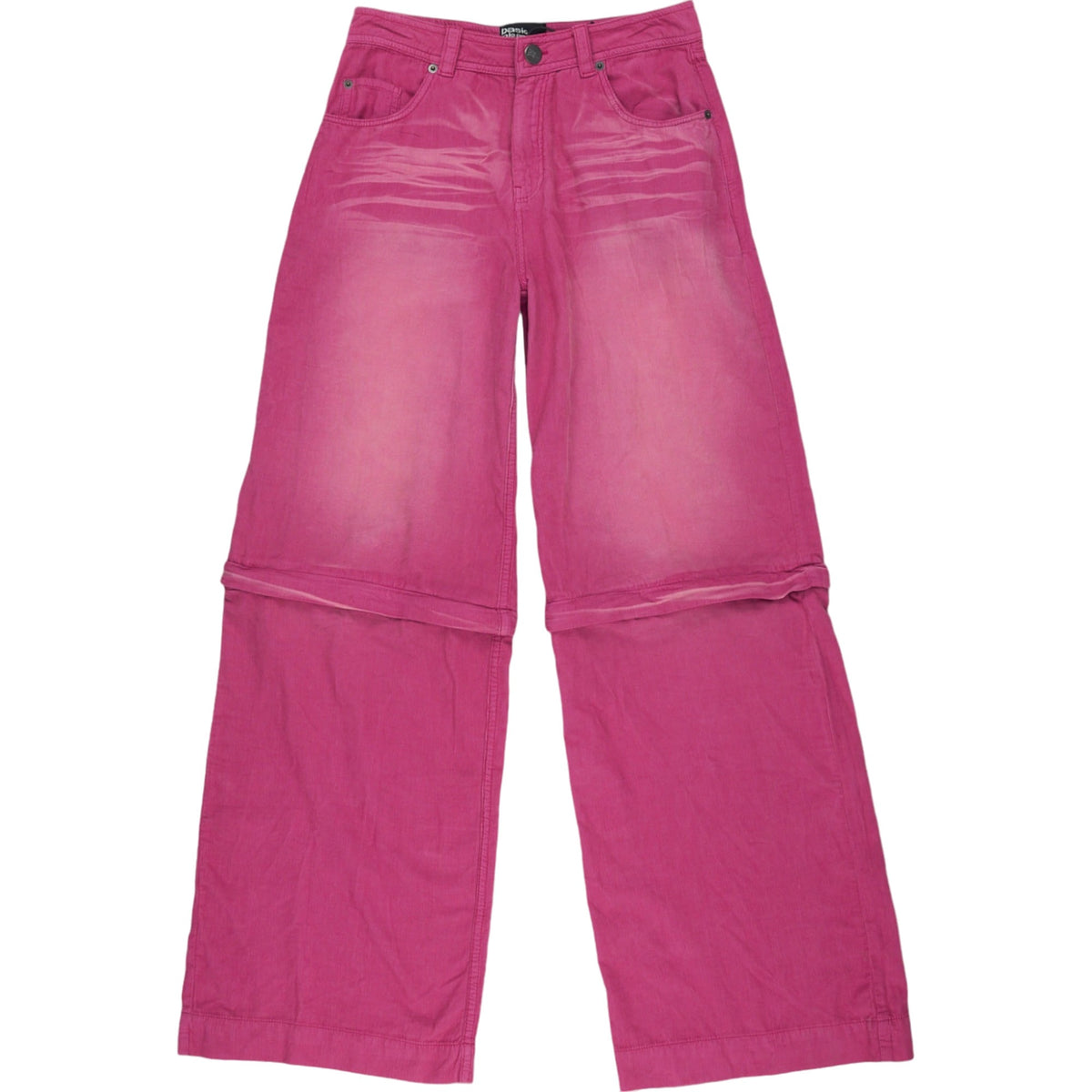 Basic Pleasure Mode Pink Cotton Trousers