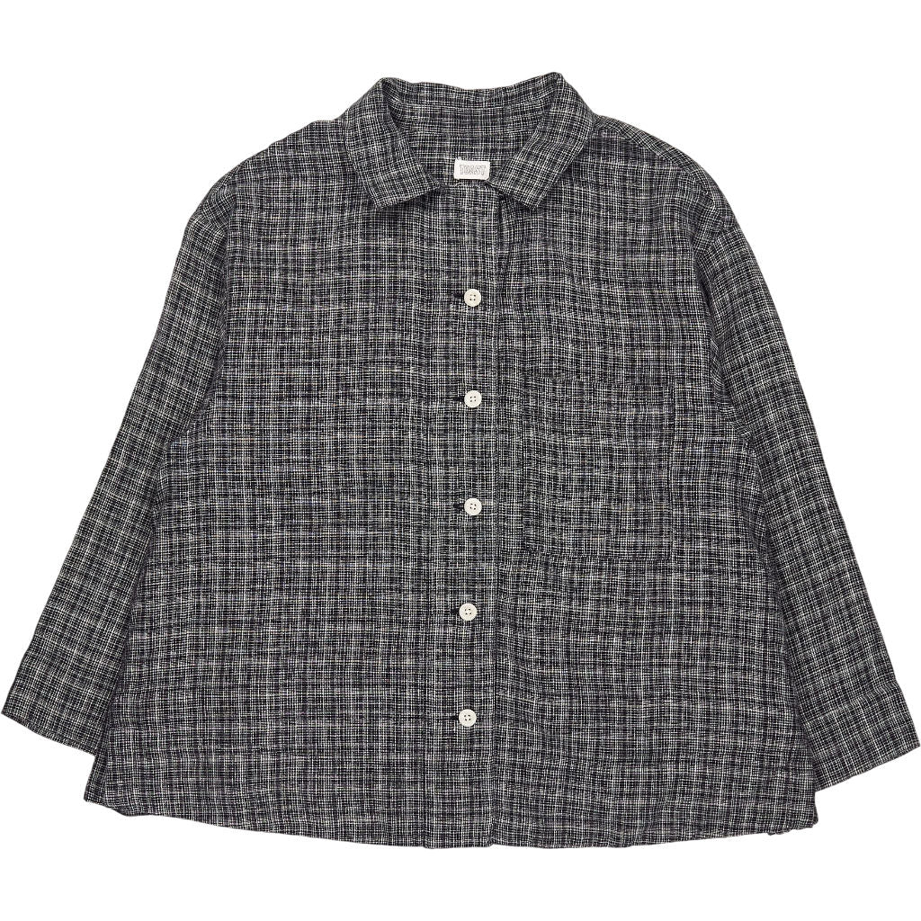 Toast Black Check Linen Shirt
