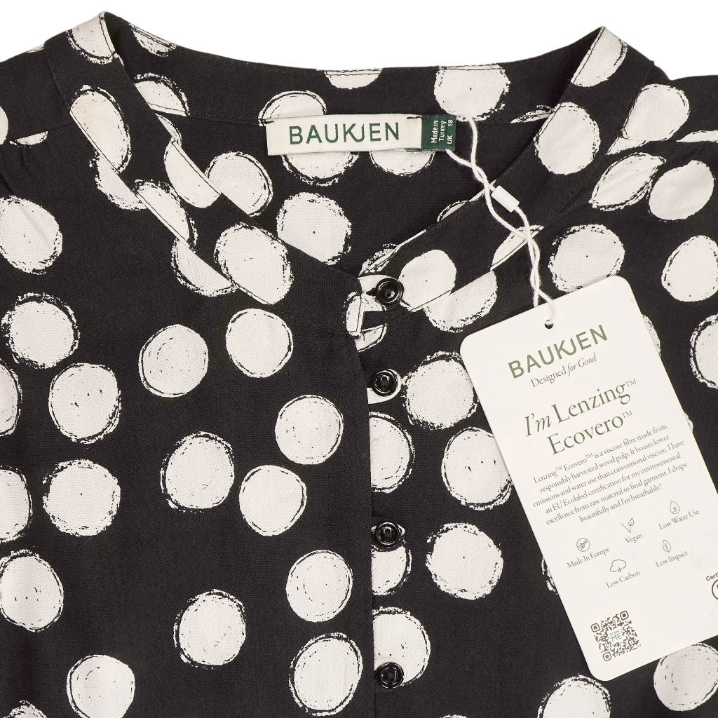 Baukjen Black Polka Dot Jacqueline Blouse