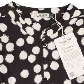 Baukjen Black Polka Dot Jacqueline Blouse