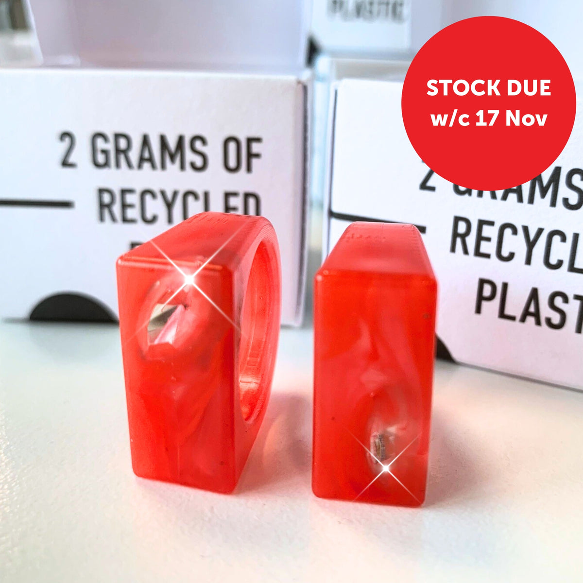 LIMITED EDITION 'Crisis Red' Ring from Müll Club - IN STOCK w/c 17th NOVEMBER