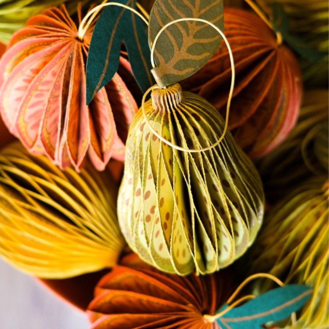 Honeycomb Paper Fruit Decoration- 3 designs