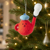 Teapot Hanging Felt Ornament