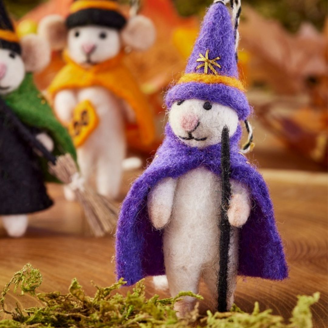 Felt Halloween Mice Decoration