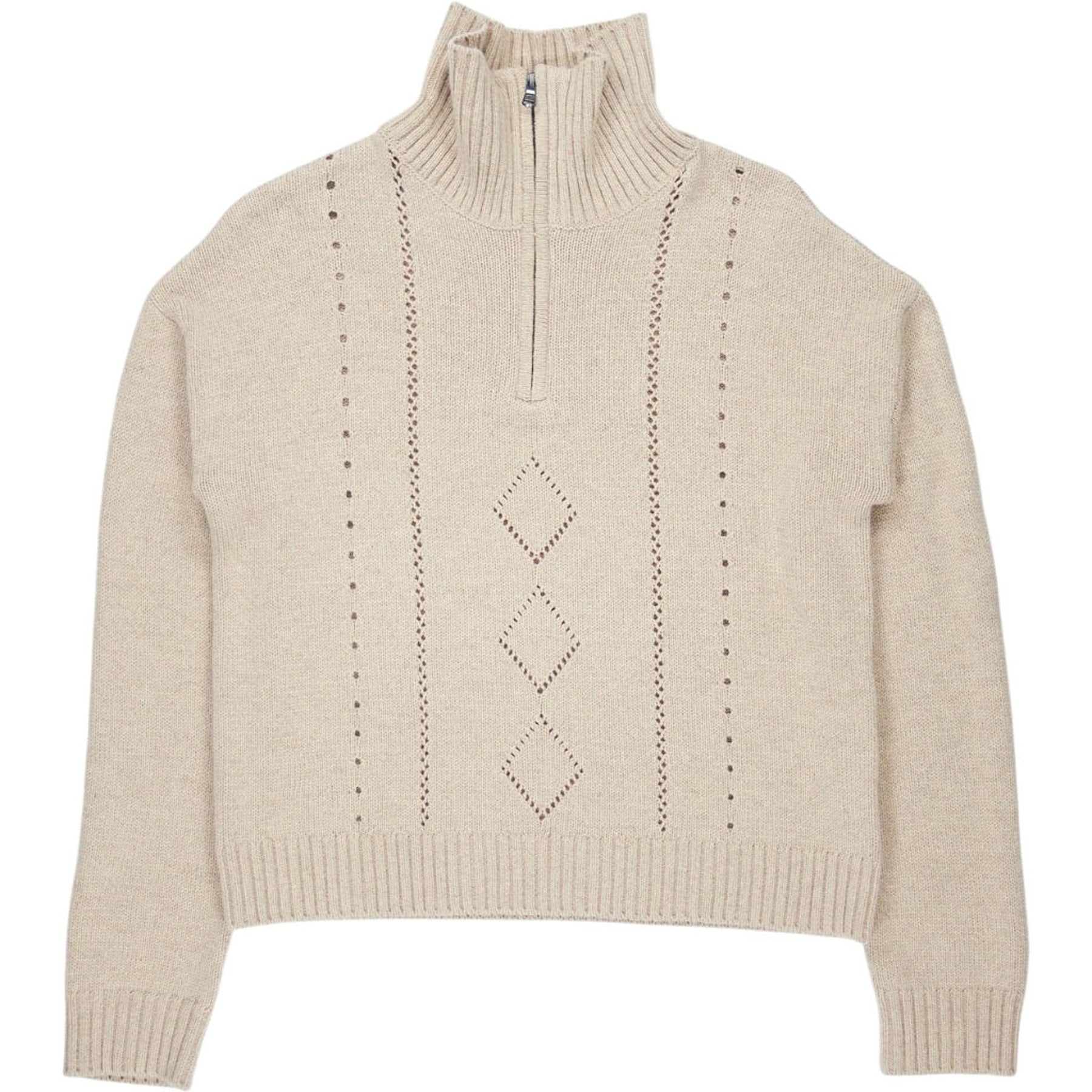 Beaufort & Blake Beige Knit Jumper Size label removed Size label removed