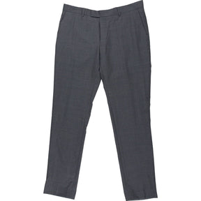 Moss Bros Grey Slim Fit Trousers 34R