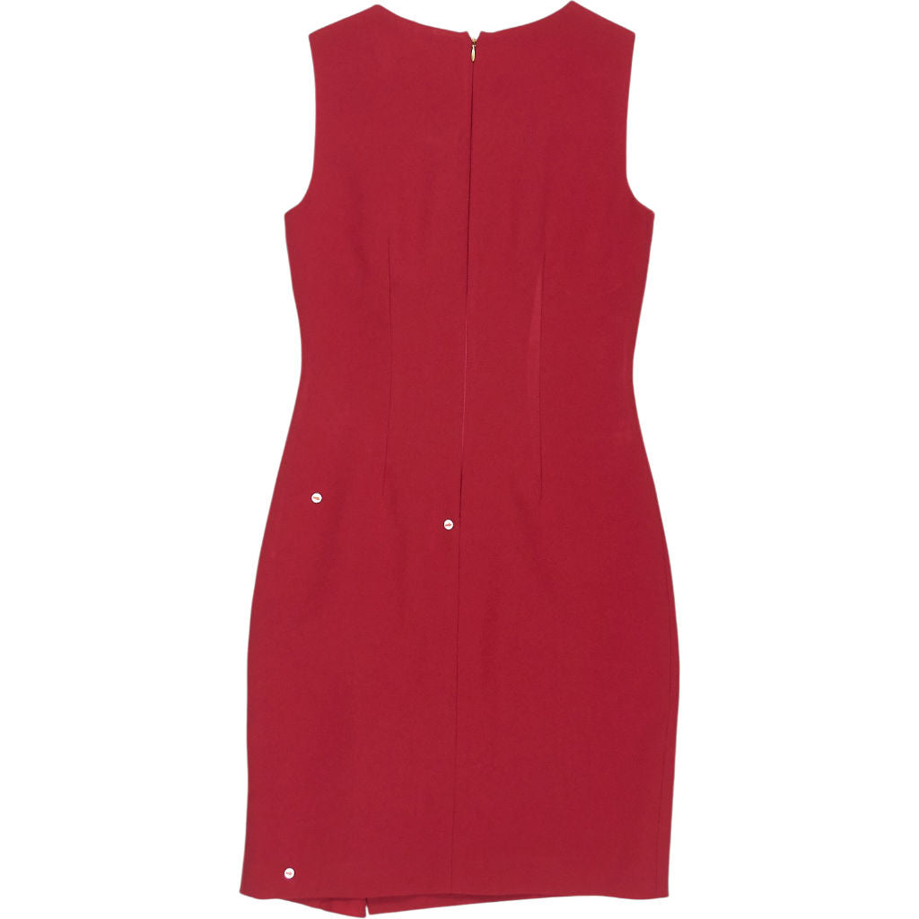 Elie Tahari Red Sleeveless Dress