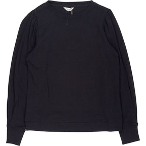 Hush Black Emily Puff Sleeve Jersey Top