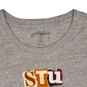 Stussy Grey Worldwide T-Shirt