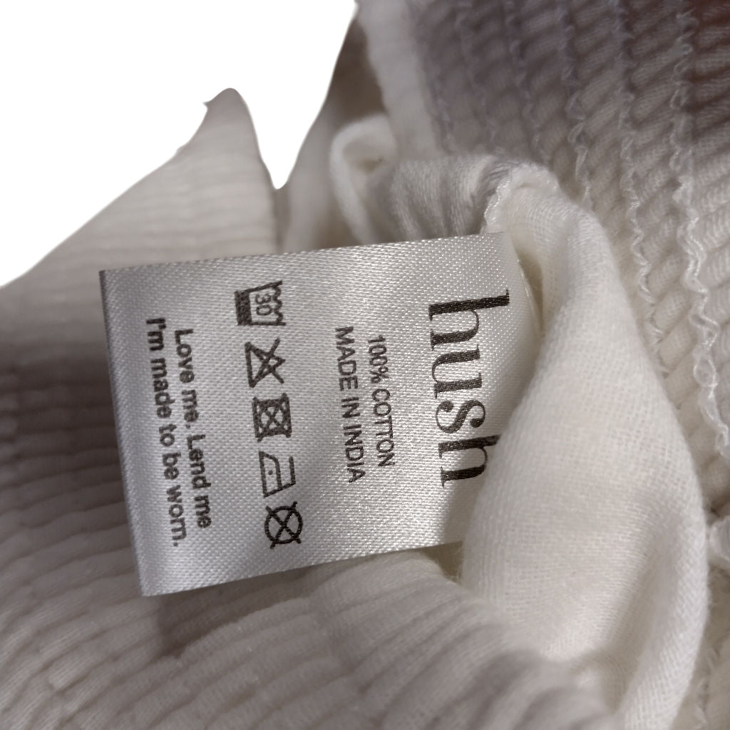 Hush White Mira Beach Trousers