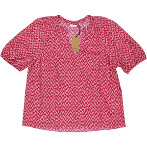 Hush Zig Zag Pink/Red Silvana Top