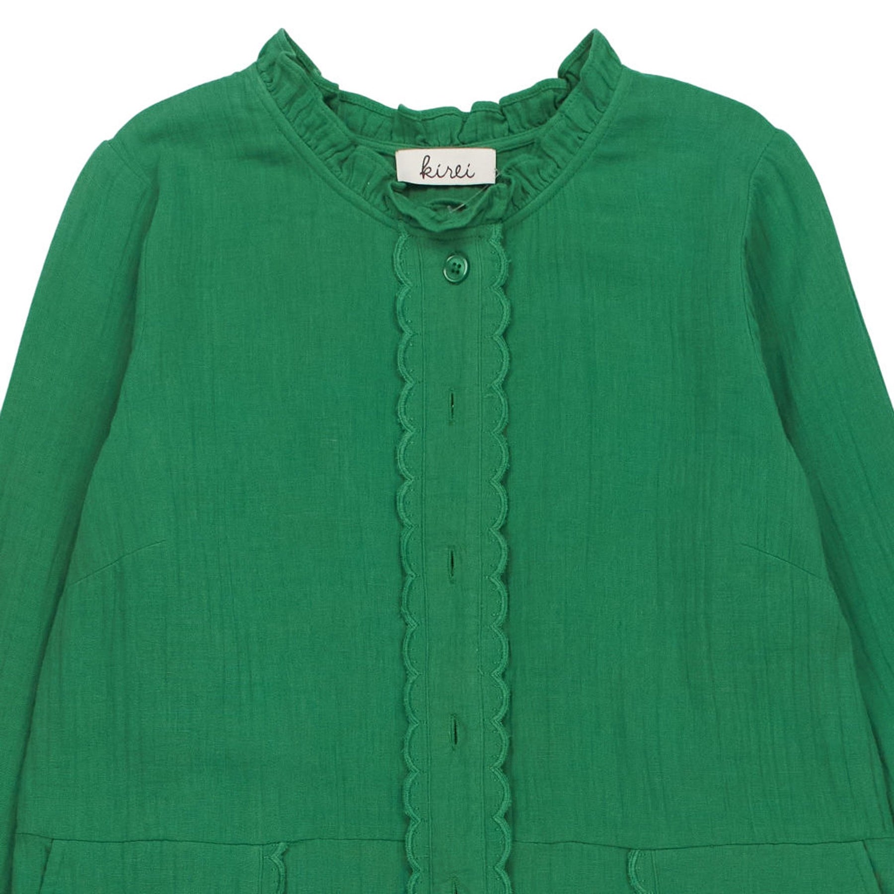 Kirei Green Cotton Jumpsuit