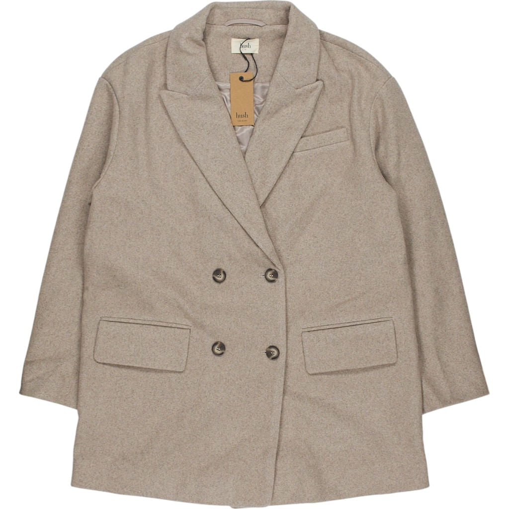 Hush Light Brown Bridget Wool Blazer