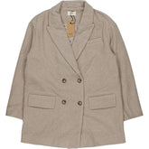 Hush Light Brown Bridget Wool Blazer
