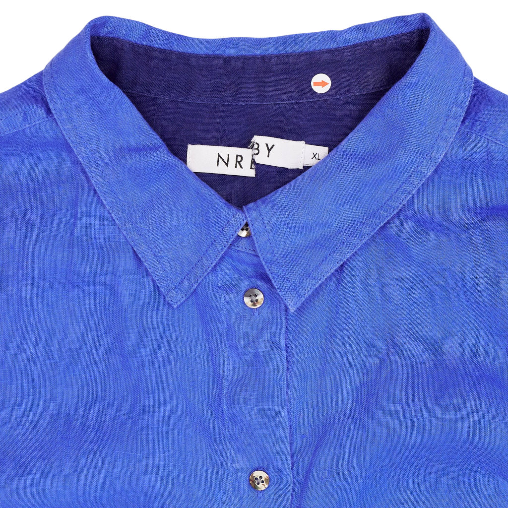 NRBY Blue Linen Shirt