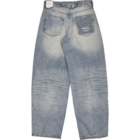 Pull&Bear Blue Balloon Jeans