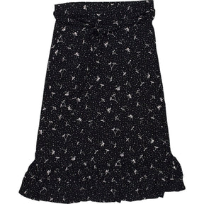 Baukjen Black Floral Wrap Skirt