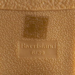 River Island Cream Sock Boots