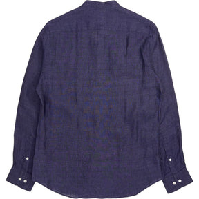 Moss Bros Blue Linen Shirt