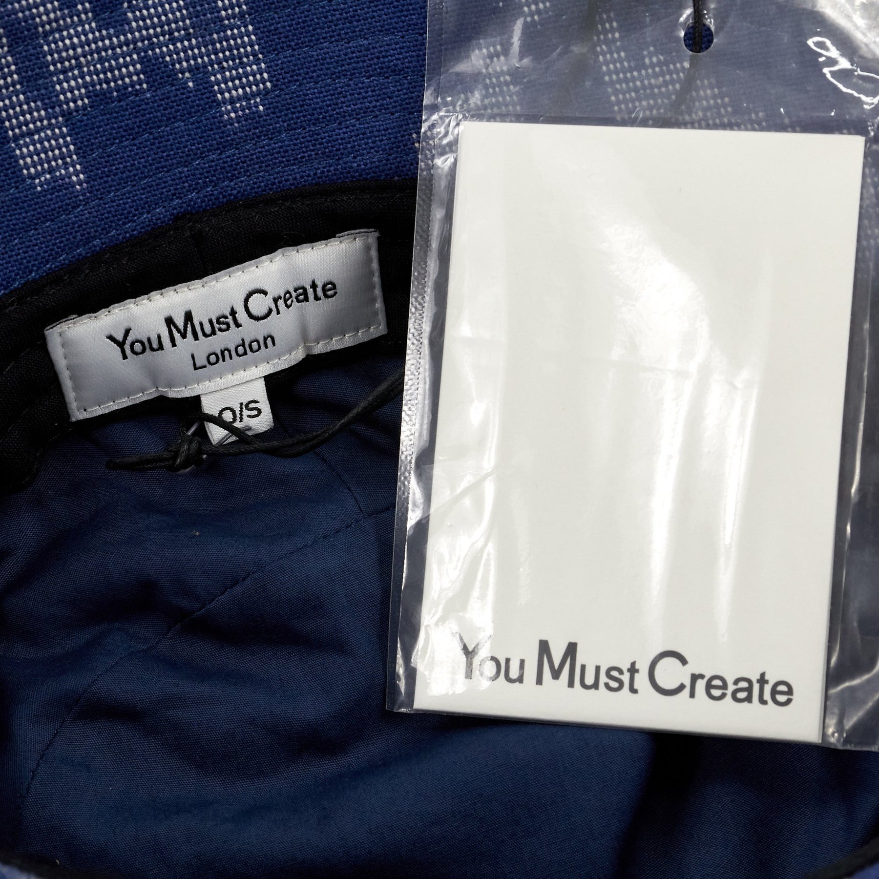 YMC Blue Patterned Bucket Hat