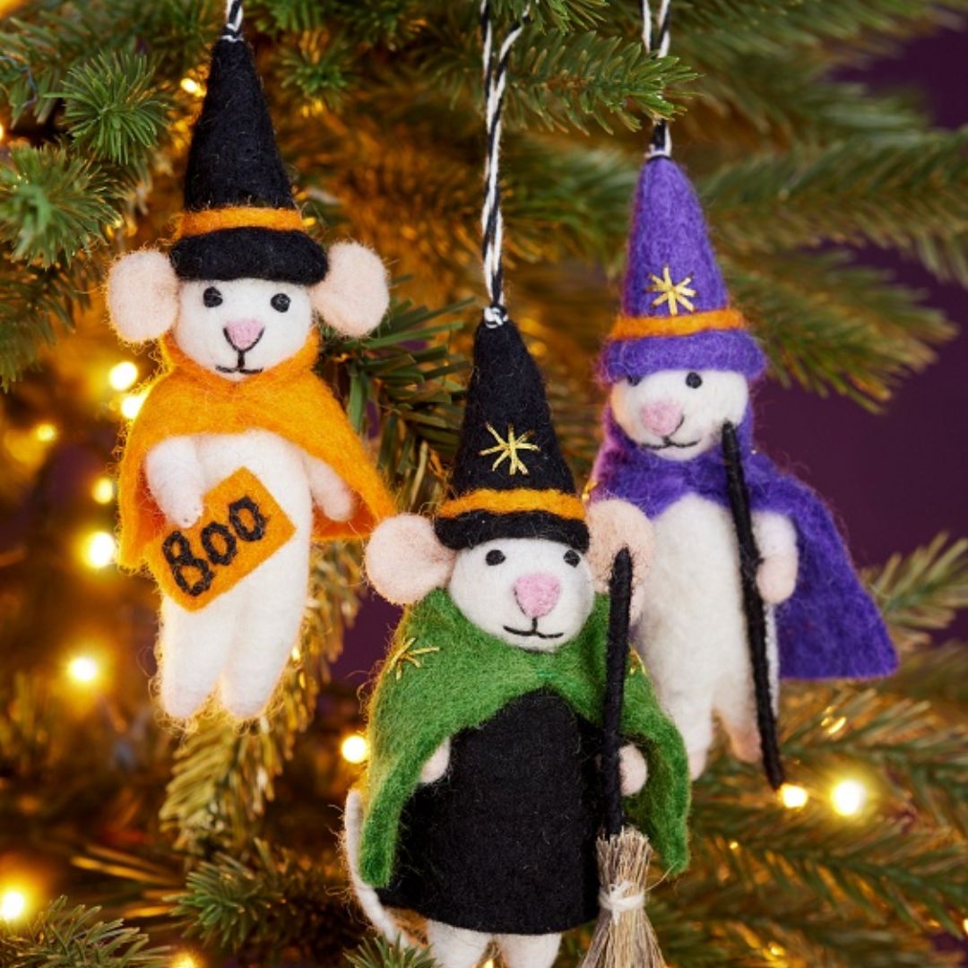 Felt Halloween Mice Decoration