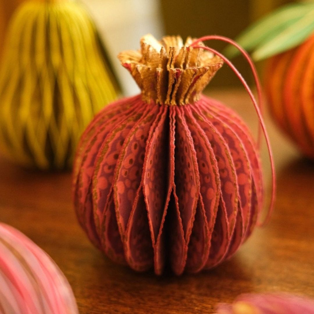 Honeycomb Paper Fruit Decoration- 3 designs