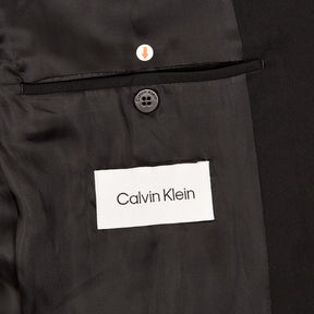 Calvin Klein Black Travel Gabardine Blazer