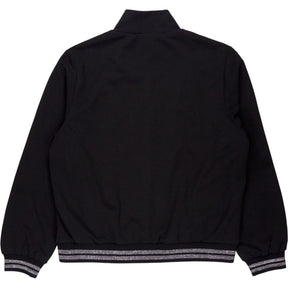 Hush Black Silver Sporty Jersey Jacket