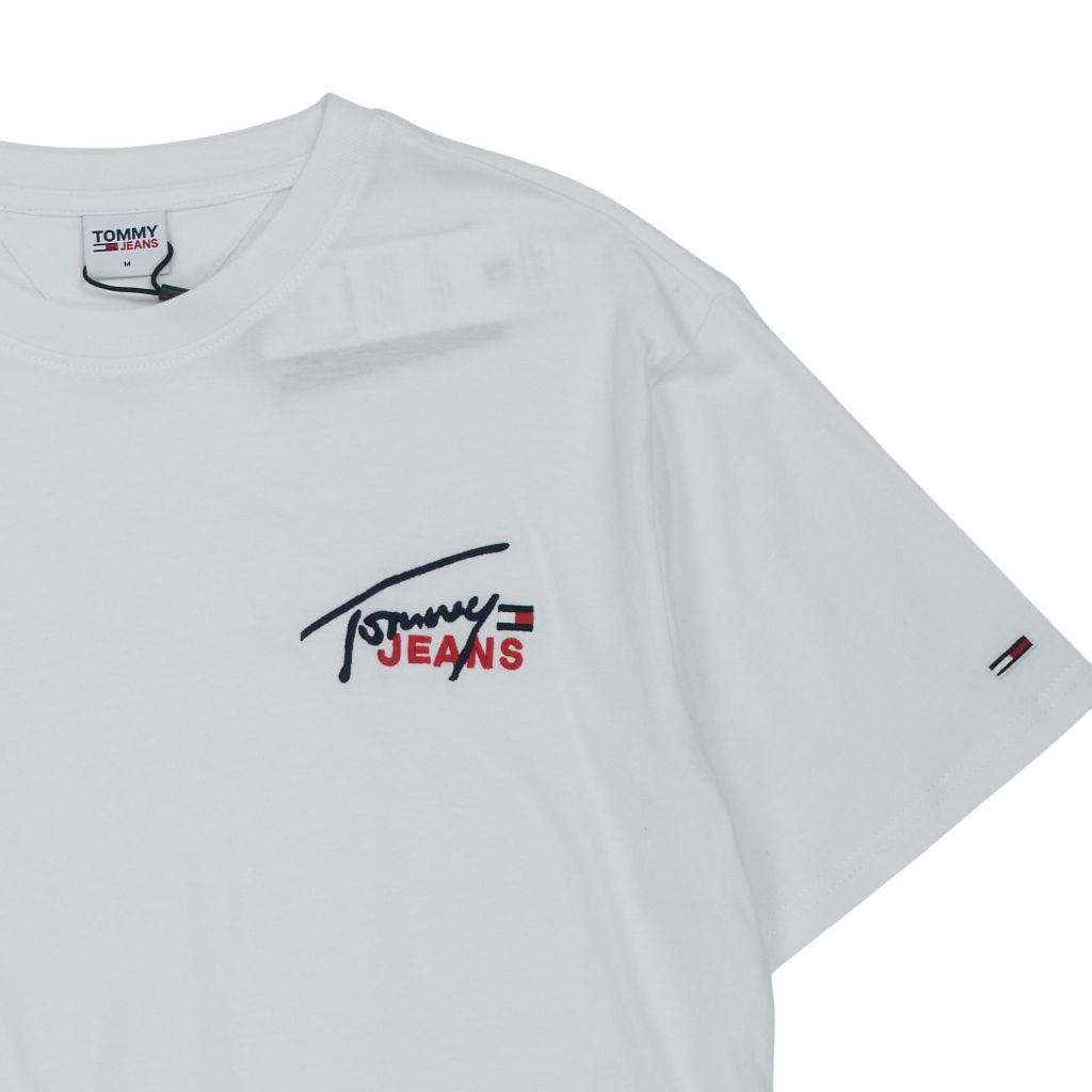 Tommy Jeans White Logo T-Shirt