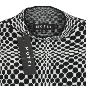 Motel Black White Lara Jumper