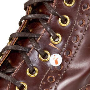 Grenson Brown Leather Brogue Boots