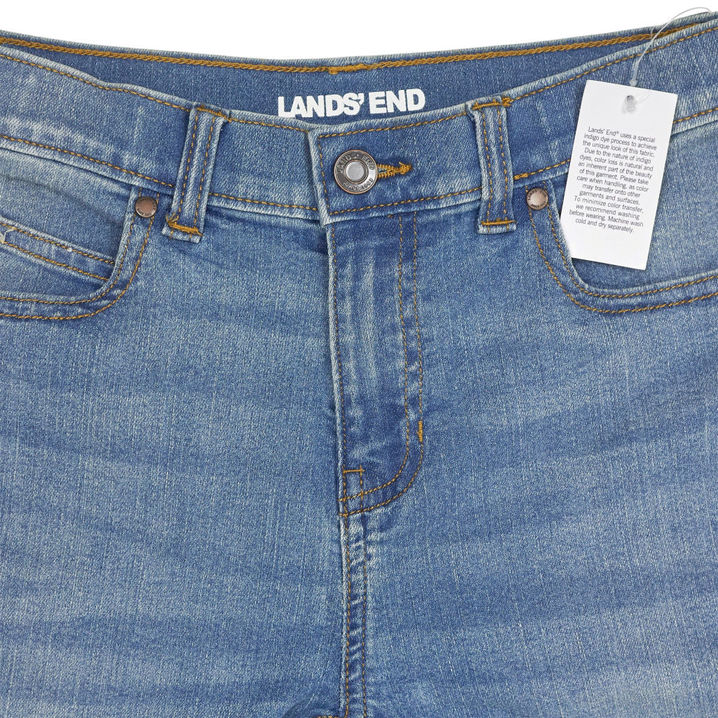 Lands' End Blue Super Skinny Denim Jeans