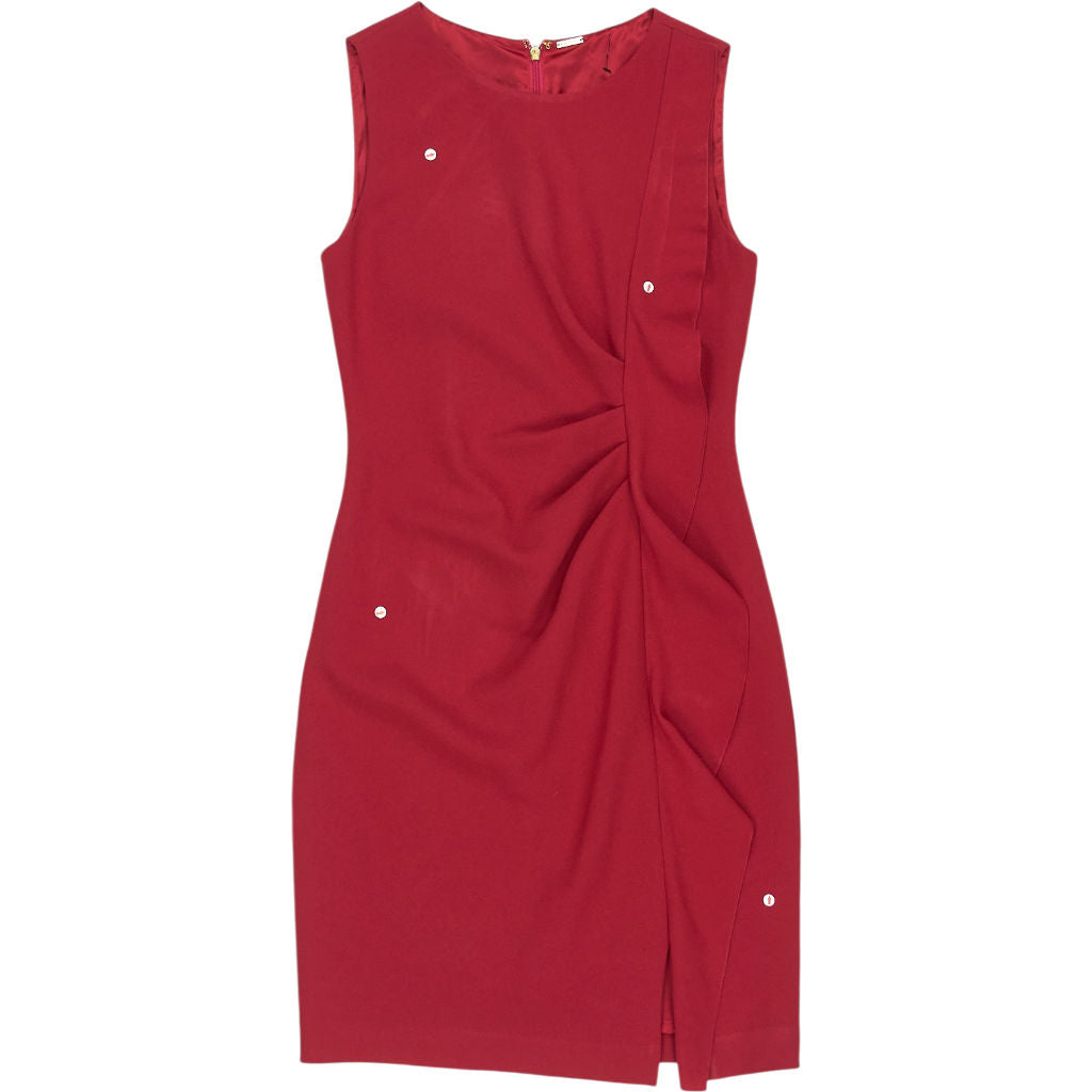 Elie Tahari Red Sleeveless Dress