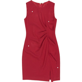 Elie Tahari Red Sleeveless Dress