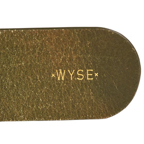 Wyse Olive Leather Belt