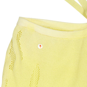 SRVC Yellow One-Shoulder Knit Dress